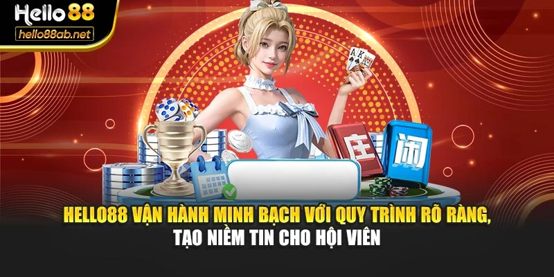 Hello88 vận hành minh bạch với quy trình rõ ràng, tạo niềm tin cho hội viên