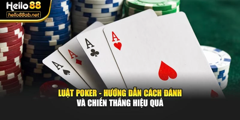 Luật Poker - Hướng Dẫn Cách Đánh Và Chiến Thắng Hiệu Quả