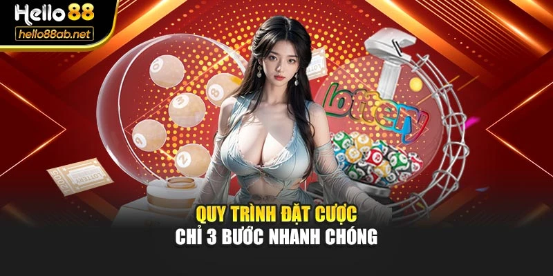 Quy trình đặt cược chỉ 3 bước nhanh chóng